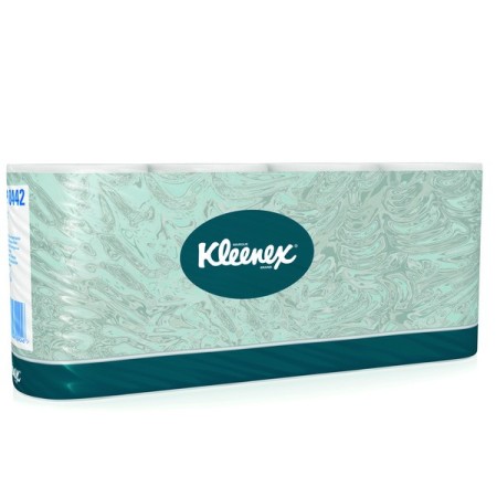 Kimberly-Clark Kleenex Toilettenpapier Kleinrollen 64 Rollen (8 x 8)