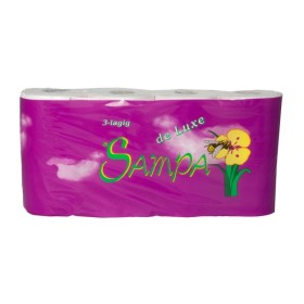 SAMPA violett Toilettenpapier Kleinrollen 56 Rollen (7 x 8)