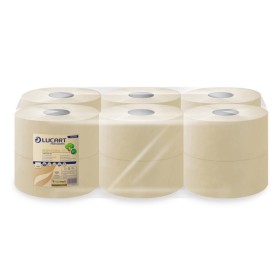 Lucart EcoNatural 180 Toilettenpapier Mini Jumbo 12 Rollen