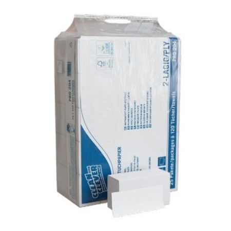 CLEAN and CLEVER Handtuch PRO 204 3000 Blatt (25 x 120)