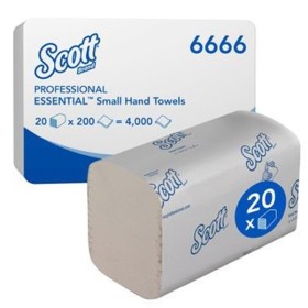 Kimberly-Clark Scott Essential Handtuch – Interfold 4000 Blatt (20 x 200)
