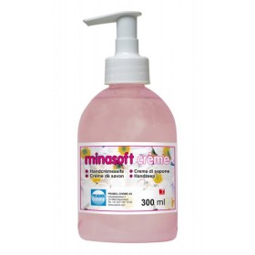 Handcrèmeseife Minasoft crème 6 Flaschen