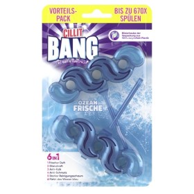 Cilit Bang 6 in 1 WC Duft und Farbspüler Ozeane Frische 12 Stück (6 x 2)