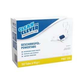 CLEAN and CLEVER Geschirrspül-Powertabs 10 in 1 PRO 125 5 Boxen