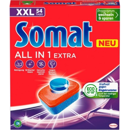 Somat ALL IN 1 Extra XXL Geschirrspültabs 7 Pakete