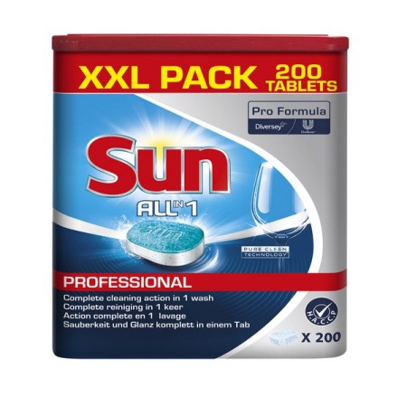 Sun Professional All in 1 Geschirrspültabs 200 Stück