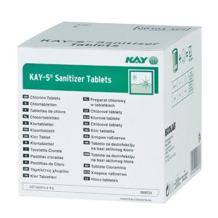 KAY-5 Sanitizer Chlortabletten 240 Stück (4 x 60)