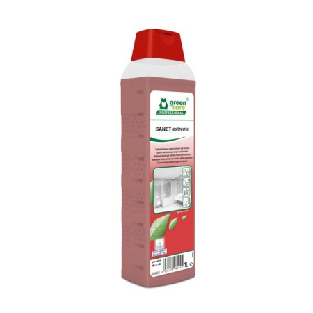 SANET extreme Sanitärunterhaltsreiniger und Entkalker 10 Flaschen