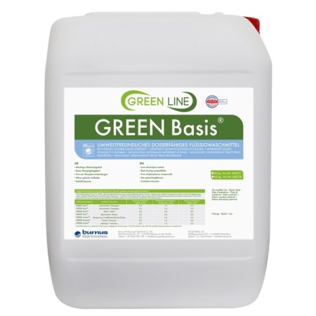 Burnus GREEN Basis Flüssigwaschmittel 1 Bidon