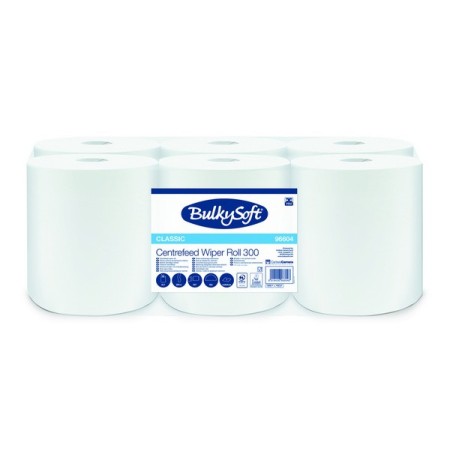 Bulkysoft Classic Papierwischtücher Midi 6 Rollen