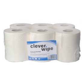 Papierwischtücher Midi Clever Wipe 6 Rollen