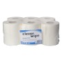 Papierwischtücher Midi Clever Wipe 6 Rollen