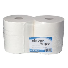 Papierwischtücher Maxi Clever Wipe 2 Rollen