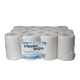 Papierwischtücher Mini Clever Wipe 12 Rollen