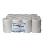 Papierwischtücher Mini Clever Wipe 12 Rollen