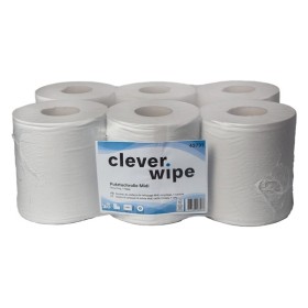 Papierwischtücher Midi Clever Wipe 6 Rollen
