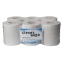 Papierwischtücher Midi Clever Wipe 6 Rollen