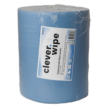 Papierwischtücher Jumbo Maxi Clever Wipe 1 Rolle