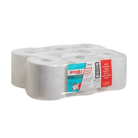 Kimberly-Clark Papierwischtücher Midi Wypall – L10 Extra 6 Rollen