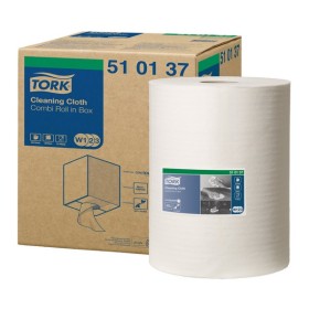Tork Premium Reinigungstücher 510 - Kombirolle im Karton – W1/W2/W3 System 1 Rolle