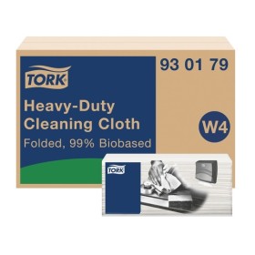 Tork Premium extra starke Reinigungstücher 530 – Einzeltücher Top Pack – W4 System 420 Blatt (4 x 105)
