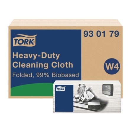 Tork Premium extra starke Reinigungstücher 530 – Einzeltücher Top Pack – W4 System 420 Blatt (4 x 105)