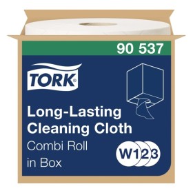 Tork Premium langlebige Reinigungstücher 90 - Kombirolle im Karton – W1/W2/W3 System 1 Rolle