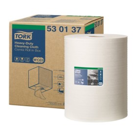 Tork Premium extra starke Reinigungstücher 530 Kombirolle im Karton – W1/W2/W3 System 1 Rolle