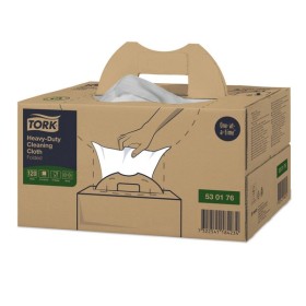 Tork Premium extra starke Reinigungtücher 530 - Einzeltücher Handy Box – W7 System 120 Blatt
