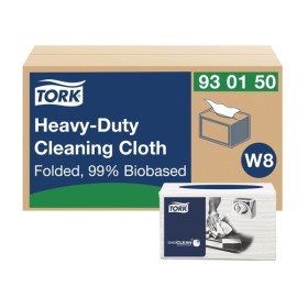 Tork Premium langlebige Reinigungstücher 90 - Einzeltücher Small Pack - W8 System 400 Blatt (8 x 50)