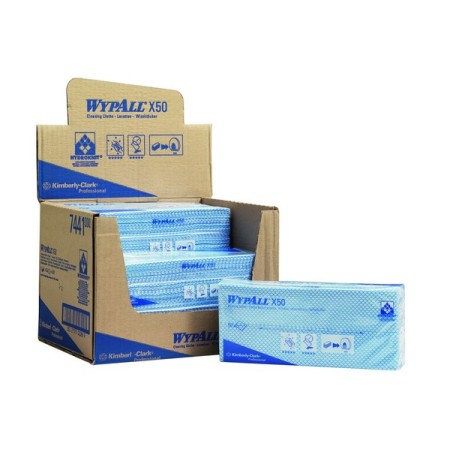 Kimberly-Clark Reinigungstücher Wypall – X50 300 Blatt (6 x 50)