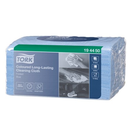 Tork Premium langlebige farbige Reinigungstücher - Einzeltücher – W8 System 320 Blatt (8 x 40)