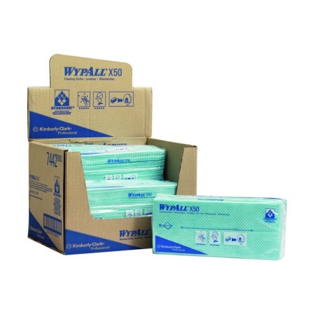 Kimberly-Clark Reinigungstücher Wypall – X50 300 Blatt (6 x 50)