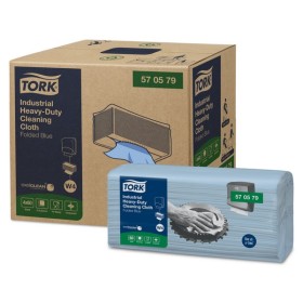 Tork Premium extra starke Industrie-Reinigungstücher 570 - Einzeltücher Top Pack - W4 System 240 Blatt (4 x 60)