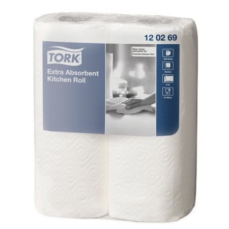 Tork extra saugfähige Küchenrollen 24 Rollen (12 x 2)