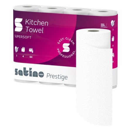 Satino Prestige Küchenrollen 32 Rollen (8 x 4)