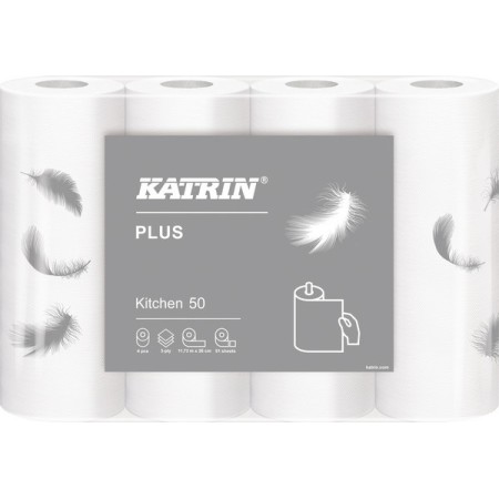 KATRIN Plus Küchenrollen 32 Rollen (8 x 4)