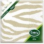 Servietten Zellstoff "Zebra" Deni Every 320 Stück (16 x 20)