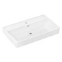 hansgrohe Xanuia Q Waschtisch 800/480 mit Hahnloch und Überlauf, SmartClean