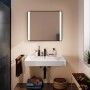 hansgrohe Xanuia Q Waschtisch 800/480 mit Hahnloch und Überlauf, SmartClean