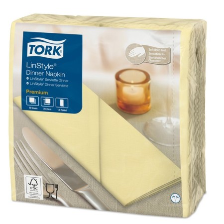 Tork LinStyle Premium Servietten 600 Stück (12 x 50)