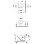 Duravit D-Code Wand-WC Tiefspüler