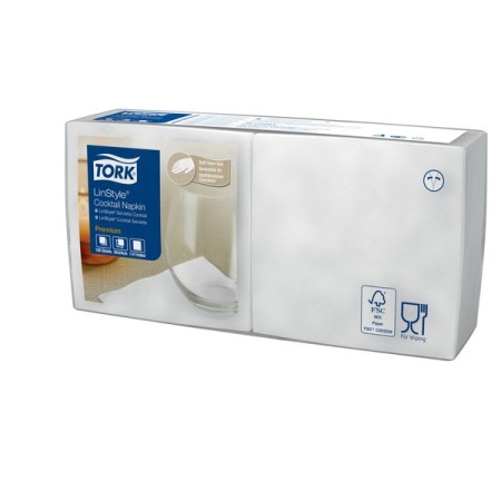 Tork LinStyle Premium Cocktail-Servietten 1200 Stück (12 x 100)