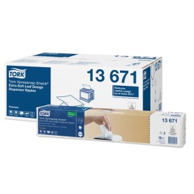 Tork Xpressnap Snack Extrasoft Spenderservietten – N10 Premium System 4000 Stück (8 x 500)