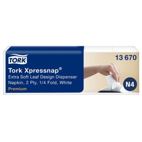 Tork Xpressnap Interfold Spenderservietten – N4 System 4000 Stück (8 x 500)