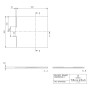 Villeroy & Boch Wallway Duschwanne 90 x 90 x 3 cm
