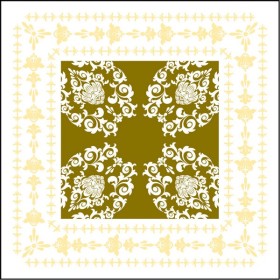 Deckchen Pascal gold/creme, Tissue 1500 Stück (6 x 250)