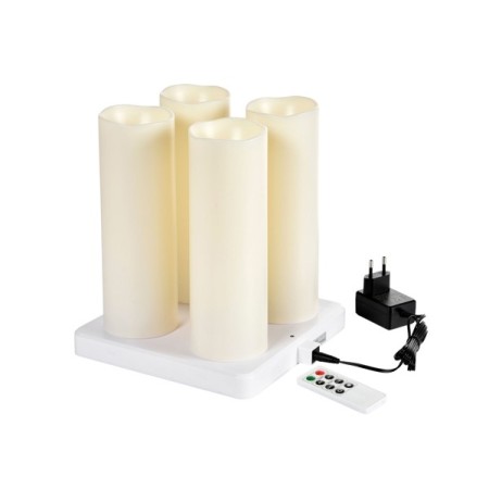 LED Stumpenkerzen 4 Stück (1 x 4)