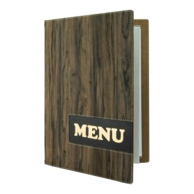 Wood Speisekarte A4 1 Stück