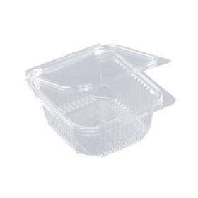 Rechteckschale mit Scharnierdeckel 600 Stück (6 x 100)
